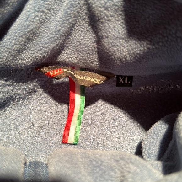 Men’s F.LLI Campagnolo Long Sleeve Fleece Zip Up sz XL - Picture 2 of 5